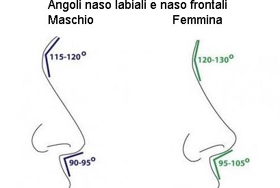 rinoplastica angolo naso labiale e naso frontale
